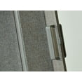 thumbnail image 5 of Spectrum Elite 36 in. x 80 in. Vinyl Accordion Folding Closet Door, Retractable Room Divider, Trim to Fit, Reversible, Grey Linen, 5 of 5