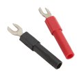 thumbnail image 4 of Conector Enchufe De Pala 4 Mm De Ancho Tipo U Conector De Pala De Horquilla De Baja Pérdida Para Multímetros Aplicaciones Electrónicas 30 Vac-60 Vdc 36 A, 4 of 7