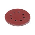 thumbnail image 1 of Lishi Disques de Ponçage Rouge 125mm, 8 Trous, Papier Sable 150, 1 of 3
