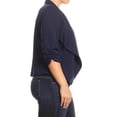 thumbnail image 2 of Women's Plus Size 3/4 Sleeve Casual Office Work Open Front  Blazer Jacket, 2 of 5