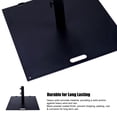thumbnail image 2 of Prime Garden Umbrella Base Square Steel Movable Rolling Heavy Duty 42 lbs, Black, 2 of 9
