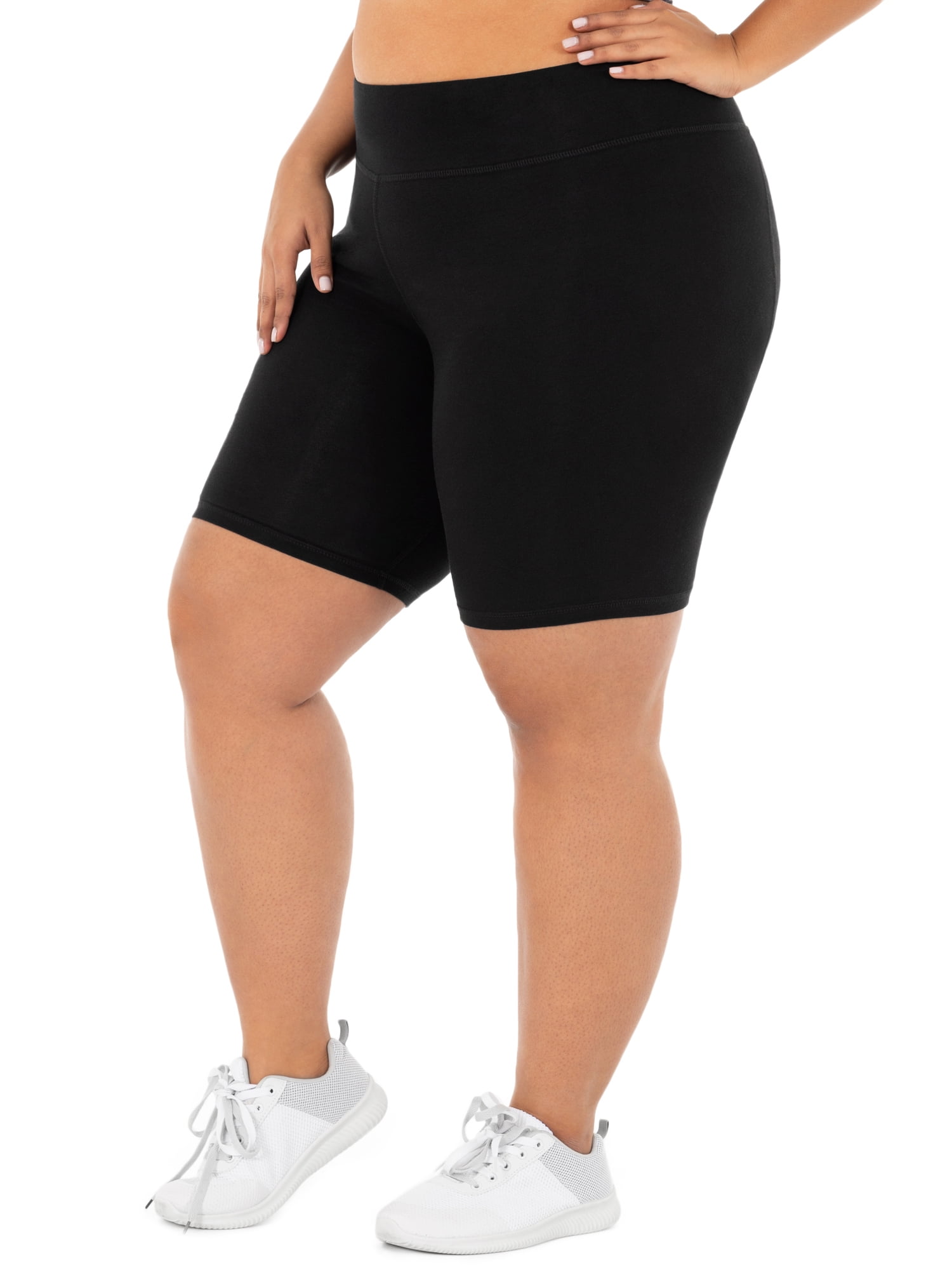 Athletic Works Women's Plus Size Core Active Dri-Works Bike Shorts