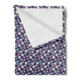 thumbnail image 2 of Flower Soft Flannel Fleece Blanket, Blossoming Flower Composition with Butterflies Summer Season Daisy Pattern Abstract, Cozy Plush for Indoor and Outdoor Use, 50" x 60", Multicolor, by Ambesonne, 2 of 5