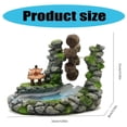 thumbnail image 5 of lanema Aquariums Decoration Flowing Waterwheel Fishtanks Ornament Shrimp Hideouts Rockery Fishtanks Landscape Safe Decoration, 5 of 11