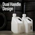 thumbnail image 6 of Racing Utility Jugs w/Filler Hose, White, 5 Gallon, Pair, 6 of 9