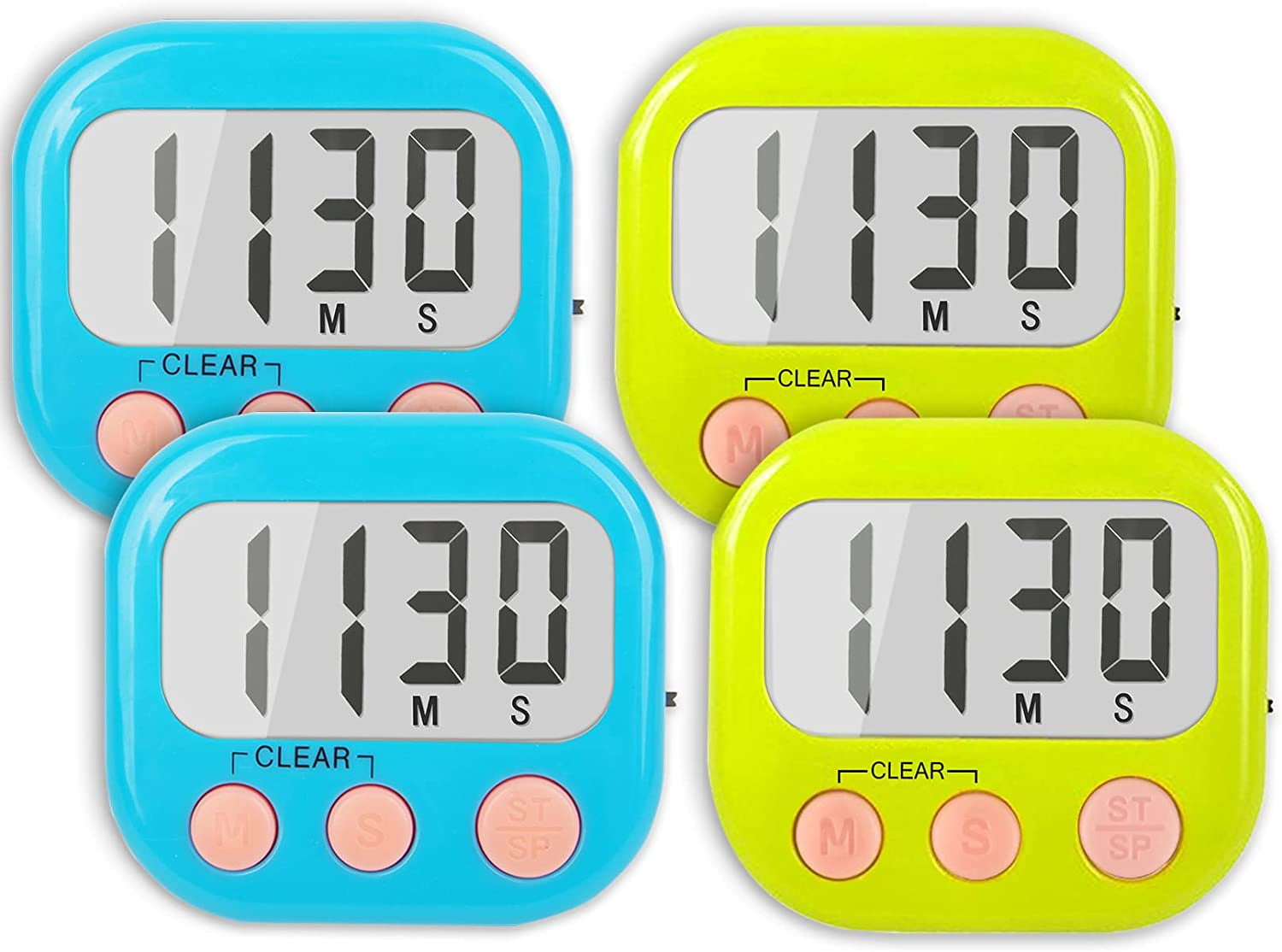  Classroom Timers for Teachers Kids Large Magnetic Digital Timer  2 Pack : Office Products