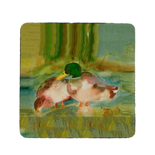 Betsy Drake CT242 Mallards Coaster - Set of 4
