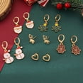 thumbnail image 4 of Yoyauz 3PCS Christmas Earrings For Ladies Christmas Trees Snowflakes Bows Bells Lightweight Earrings Cute Christmas Parties Jewelry Gifts, 4 of 6