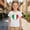 White, variant on Girls Shirts Size 2-3Y Kids Cultural Print Short Sleeve Round Neck Top Heritage Theme Toddler Girl Clothes