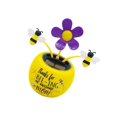 thumbnail image 1 of Shaking Head Dancing Apple Blossom solar power dancing Home Car Plastic Bobblehead Doll Yellow, 1 of 8