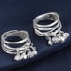 thumbnail image 5 of Inteprter Anillo de plata ajustable y de moda estilo étnico que agrega un toque único para lucir regalos de cobre duraderos Electrónica, 5 of 6