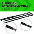thumbnail image 2 of Trekking Poles Hiking Sticks,Ultralight Aluminum Trekking Poles for Hiking,Collapsible Hiking Poles for Women Men(25"–53"),Black, 2 of 7