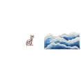 thumbnail image 1 of Adorno De Escultura De Gato Para Decoración Del Hogar, Alfombra Infantil, Arte Con Animales Marinos, Alfombra Antideslizante Para Chimenea, Entrada, Dormitorio, Sala De Juegos, 1 of 8