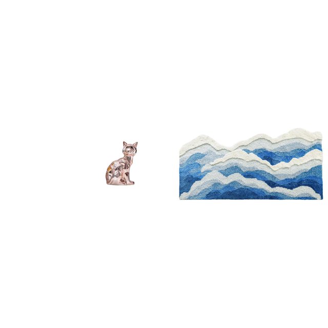 Adorno De Escultura De Gato Para Decoración Del Hogar, Alfombra Infantil, Arte Con Animales Marinos, Alfombra Antideslizante Para Chimenea, Entrada, Dormitorio, Sala De Juegos