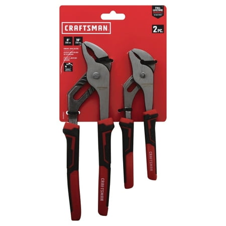 Craftsman  2 pc. Drop Forged Steel  Groove Joint Pliers Set - Case Of: 1;