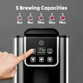 thumbnail image 2 of Single Serve Coffee Maker for K-Cup & Grounds - Hot & Iced Coffee with Bold Setting, 6-14oz Brew Sizes, 50oz Removable Water Tank, Reusable Filter, Black, 2 of 9
