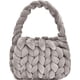 thumbnail image 4 of Xiao Hua Bolso de hombro tejido para mujer, bolso de mano tejido y neceser, elegante bolso de mano tejido para playa, de verano, 28 x 10 x 20 cm (B), 4 of 4