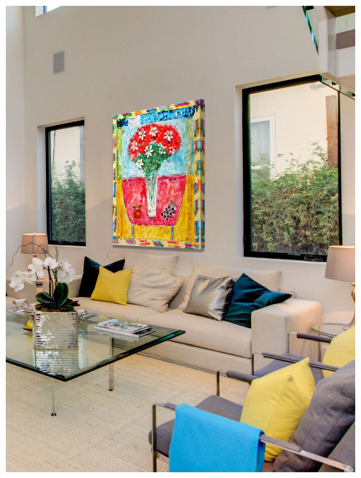 Marmont Hill "Beloved Bouquet Version 1" by Wayne Ensrud Painting Print on Canvas