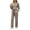 Beige, variant on vdgthytj Tracksuits Women 2 Piece Set Long Sleeve V-Neck Button Tops Drawstring Straight Leg Pants Fall Loungewear Outfits(X-Large,Purple)
