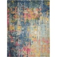 thumbnail image 2 of Nourison Celestial Colorful Abstract Blue/Yellow Area Rug, 2 of 8