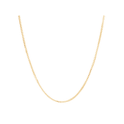 Welry 0.7mm Box Chain Necklace in 14kt Yellow Gold, 16"