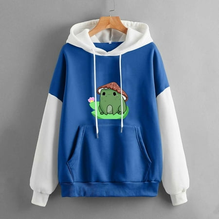 

Simplmasygenix Hoodies for Women Plus Size Fashion Casual Print Round Neck Loose Long Sleeve Blouse Sweatshirts