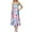 A Pink, variant on Women's Elegant Maxi Dress Sleeveless Spaghetti Strap High Waist Corset Dress Flowy Hem for Beach Resort Summer Party Dress