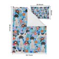 thumbnail image 5 of German Shorthaired Pointer Dog and Flower Duvet Cover and Pillowcase Set for Single Bedding, Bedroom Accessories for Kids Teens, 5 of 5