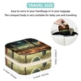 thumbnail image 5 of Eid Al Fitr Travel Portable Square Earring Organizer with Necklace Holder - Jewelry Box, Display Case - Store Rings, Earrings, Necklaces, Bracelets - Suitable for Girls and Women, 5 of 6