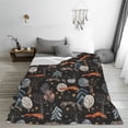 thumbnail image 5 of Honeii Fox In The Forest Print Fleece Blanket - Throw Blanket for Bed, Sofa, Couch, Camping, and Travel , Microplush Ultra Soft Warm Blanket-50"x40", 5 of 7