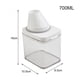 thumbnail image 5 of Dispensador Hermético de Detergente para Ropa con Medidora, Recipiente de Plástico Transparente para Líquidos en Polvo con Tapas., 5 of 5