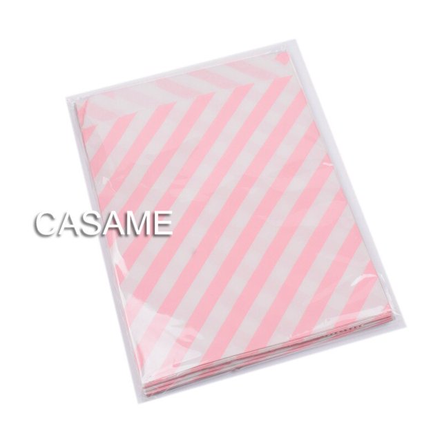 50 unids/lote, bolsa de dulces para tratar, bolsas de papel de recuerdo de fiesta de alta calidad, bolsas de papel para manualidades con estampado de rayas de lunares Chevron, bolsas para panadería Tan Jianjun unisex