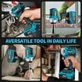 thumbnail image 5 of Cshidworld Power Cordless Impact Wrench 1/2", 20V Impact Brushless Motor with 2 x 3.0A Batteries, 2-Mode Speed & Max Torque 280 ft lbs (380N.m), Power Impact Wrench with 5 Sockets,8 Drill,6 Screws, 5 of 9