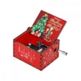 thumbnail image 2 of BELOVING Merry Christmas Music Box Compact Desk for Office Birthday Gift Celebrations Style F, 2 of 10