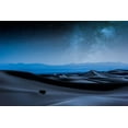 thumbnail image 2 of Fotouhi, Mohammad 32x23 White Modern Wood Framed Museum Art Print Titled - Desert Galaxy, 2 of 4
