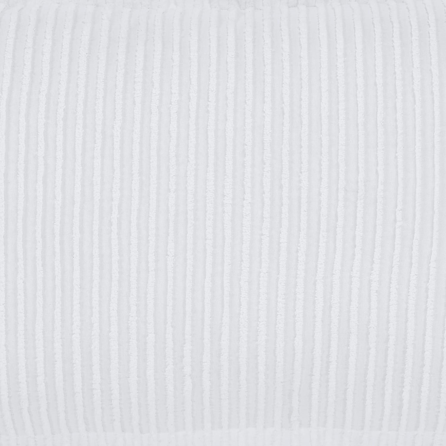 Better Trends Jullian Stripes Design 100% Cotton King Sham - White
