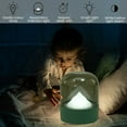 thumbnail image 2 of PENGXIANG Nostalgic Night Light  Snow Mountain  USB Rechargeable Bedside Lamp for Kids Bedroom  Holiday Gift Room Decor, 2 of 7
