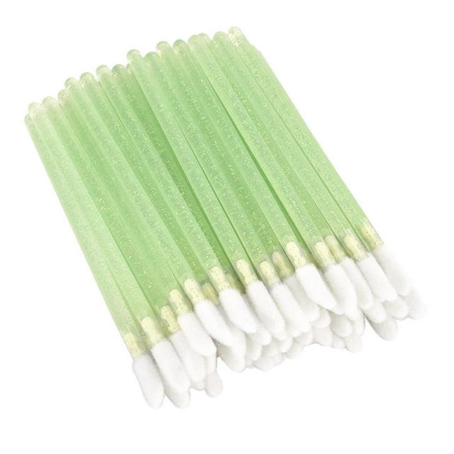50x Cepillo Desechable Ador Lápiz Brillo Shamjiam Verde shamjiam cepillos desechables para brillo de labios