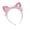 Pink, variant on Girls Cute Cat Ears Shape Gauze Sequins Headband Hairband Hair Hoop Accessories