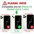 thumbnail image 2 of Cute Glitter for iPhone 13 Case 6.1 inch, Sparkle Bling Silicone Slim Bumper Shockproof Protective Phone Case for Women Girls (Green), 2 of 13