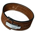thumbnail image 2 of ARD CHAMPS™ Weight Power Lifting Leather Lever Pro Belt Gym Training Brown Large, 2 of 4