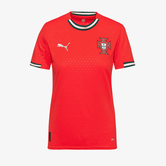 Puma Women's Portugal 2025 Home Soccer Jersey, Red, Size Medium