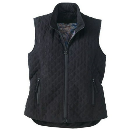 Grand Prix Jacket - Outback Trading Vest Womens Grand Prix Quilted Micro Suede Zipper 2958