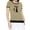 Olive/Black, variant on YEMAK Women's Short Sleeve Crewneck Cat Print Casual T-Shirt Sweater MK32004CAT-DUSTY ORANGE/BLACK-M