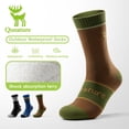 thumbnail image 3 of Qunature Waterproof Socks for Men & Women, Warm Outdoor Thermal Socks for Hiking, Cycling, Skiing, Camping, 3 of 10