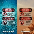 thumbnail image 5 of (2 Pack) Non-Potable Water Do Not Drink Bilingual OSHA Danger Sign, 5 of 7