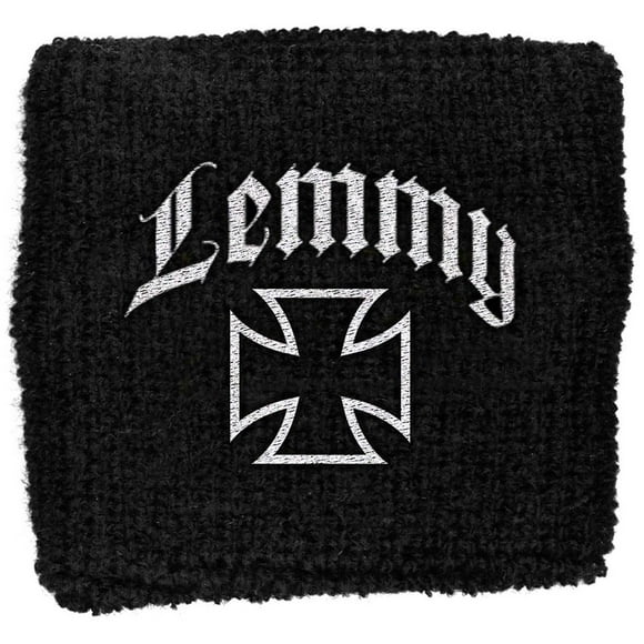 Lemmy Iron Cross Fabric Wristband