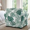 thumbnail image 6 of FKELYI Tropical Monstera Leaf Print Stretch Couch Cover for Living Room Armchair Slipcover with Individual Cushion Cover Non-Slip Washable Furniture Protector Sofa Decor, 6 of 7