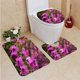 thumbnail image 1 of Juego de alfombras de baño ABPHQTO Pearl Border Speyeria 3 piezas alfombra de baño contorno y tapa de inodoro, 1 of 2