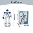 thumbnail image 2 of Robot Toys for Kids: Interactive Remote Control Programmable Robot with Walking, Dancing, Gesture Sensing, Adjustable Volume, Rechargeable Rc Toy for Ages 3-12, Ideal Gift for Boys and Girls (Blue), 2 of 8